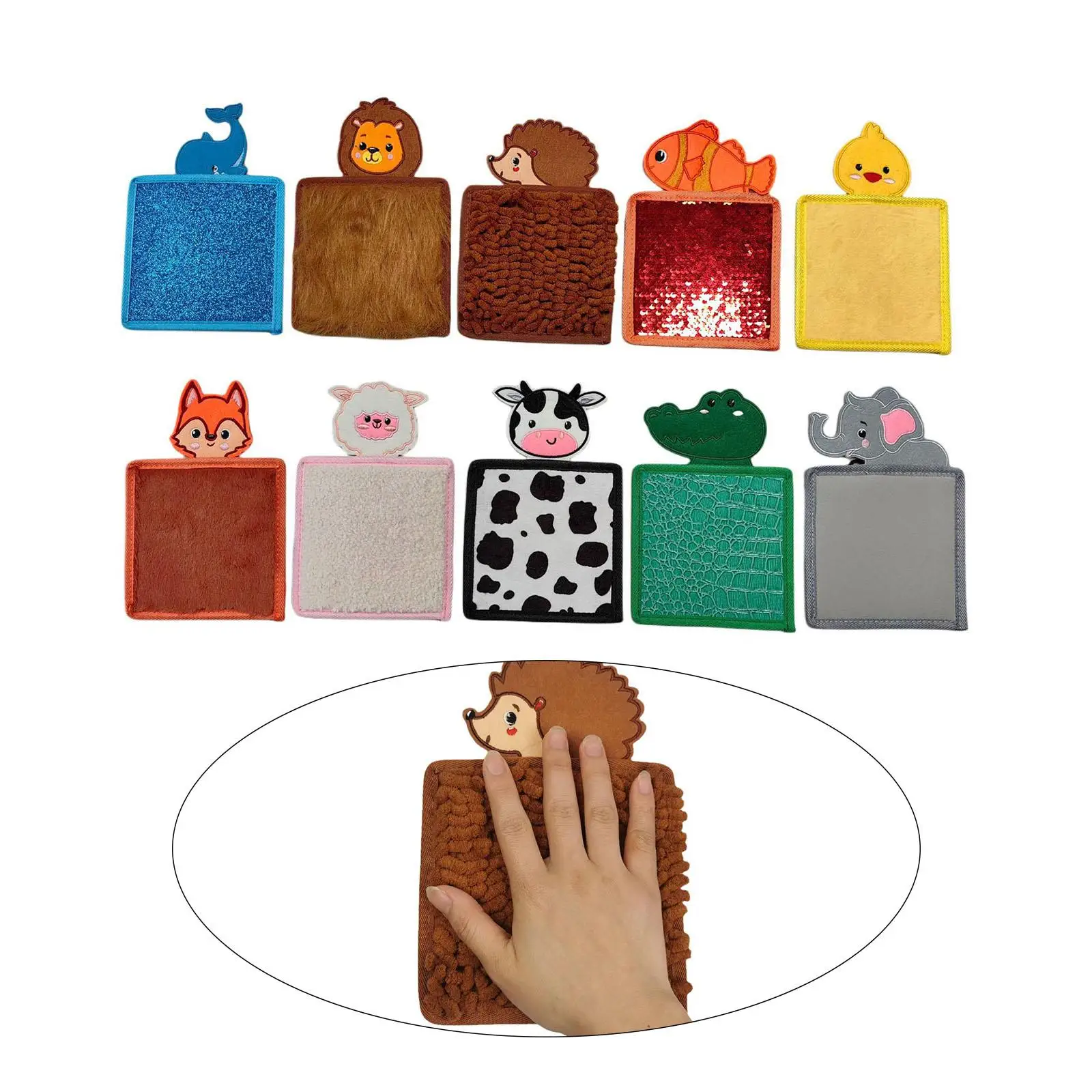 

10x Sensory Mat Texture Sensing Mat for Daycares Exploration Development