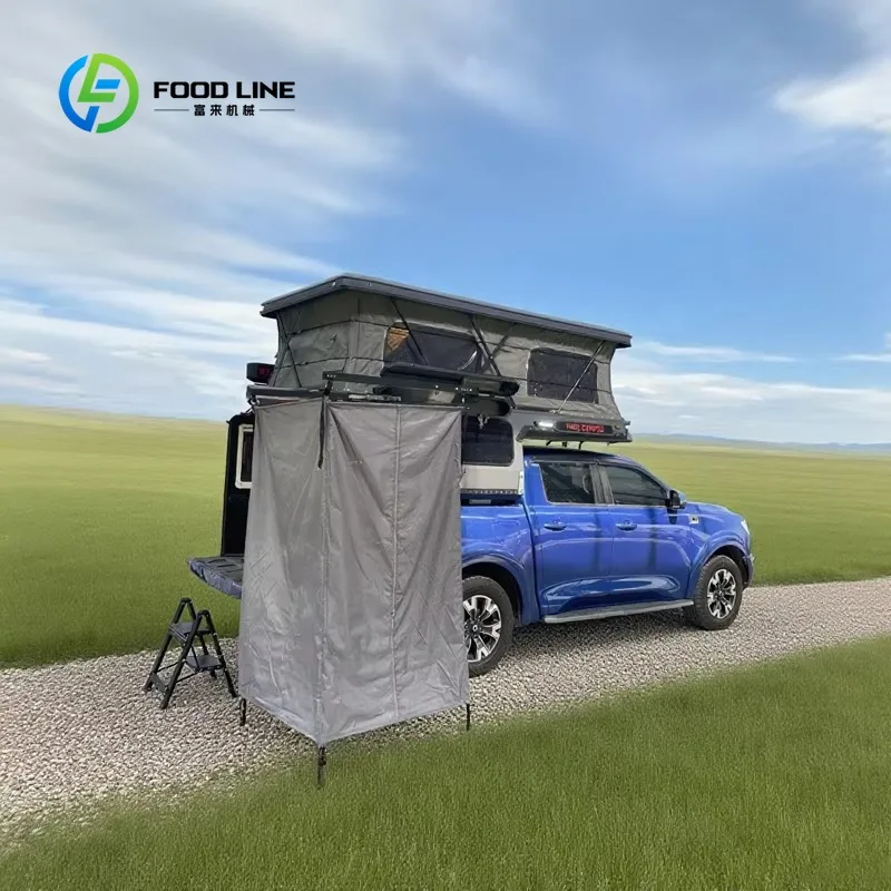 Customized Flatbed Truck Camper Box With Side Awning And Storage For Overland Expedition Bulk Order Discounts