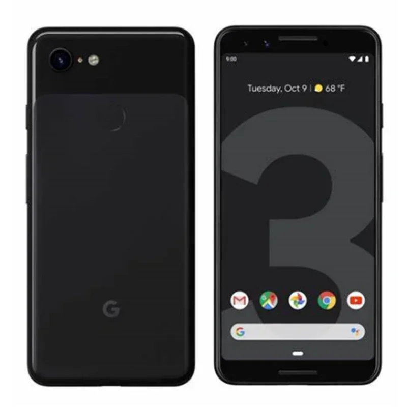 Google Pixel 3 4G Unlocked Original Mobile Phone 5.5'' 64GB/128GB ROM Snapdragon 845 Android Octa Core Google Pixel 3 CellPhone