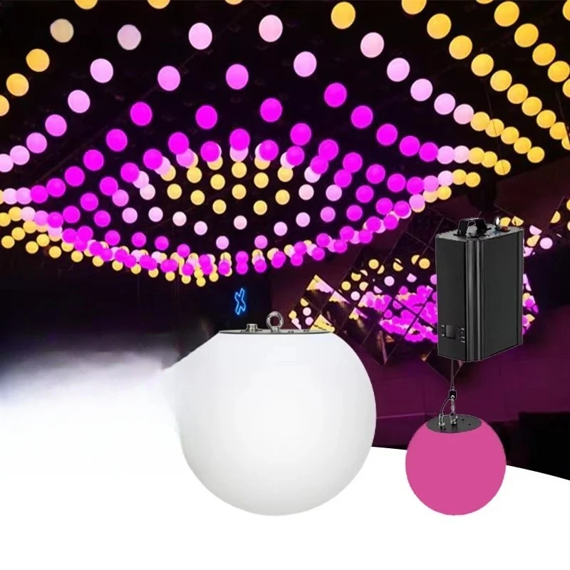 Event Stage Nightclub RGBW Projection Light Dynamic LED Sphere System 3m-12m High