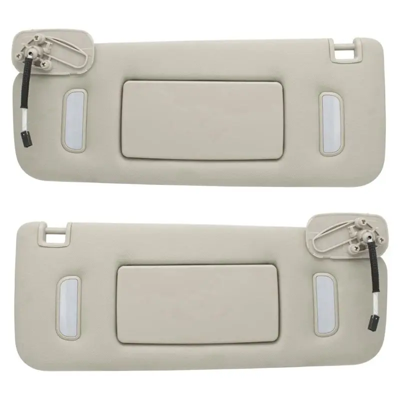 

A64P-Car Left Driver & Right Passenger Sun Visor For Cadillac Chevy Gmc 2007-2014 Sun Visor 22850306 22850310