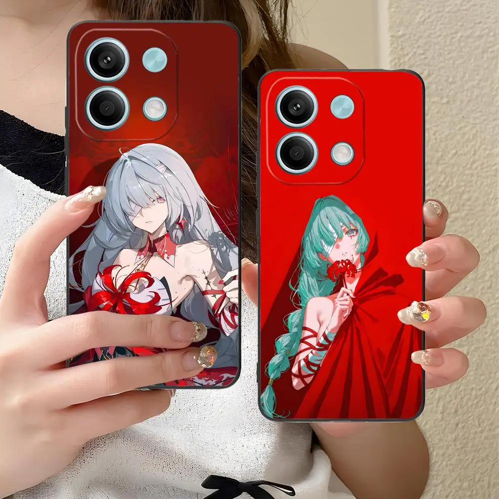 

Wuthering Waves Phrolova Phone Case for Xiaomi Redmi Note 14 13 12 11 A5 3 2 1 Pro Plus 4G 5G Colour Printing Pretty Cover