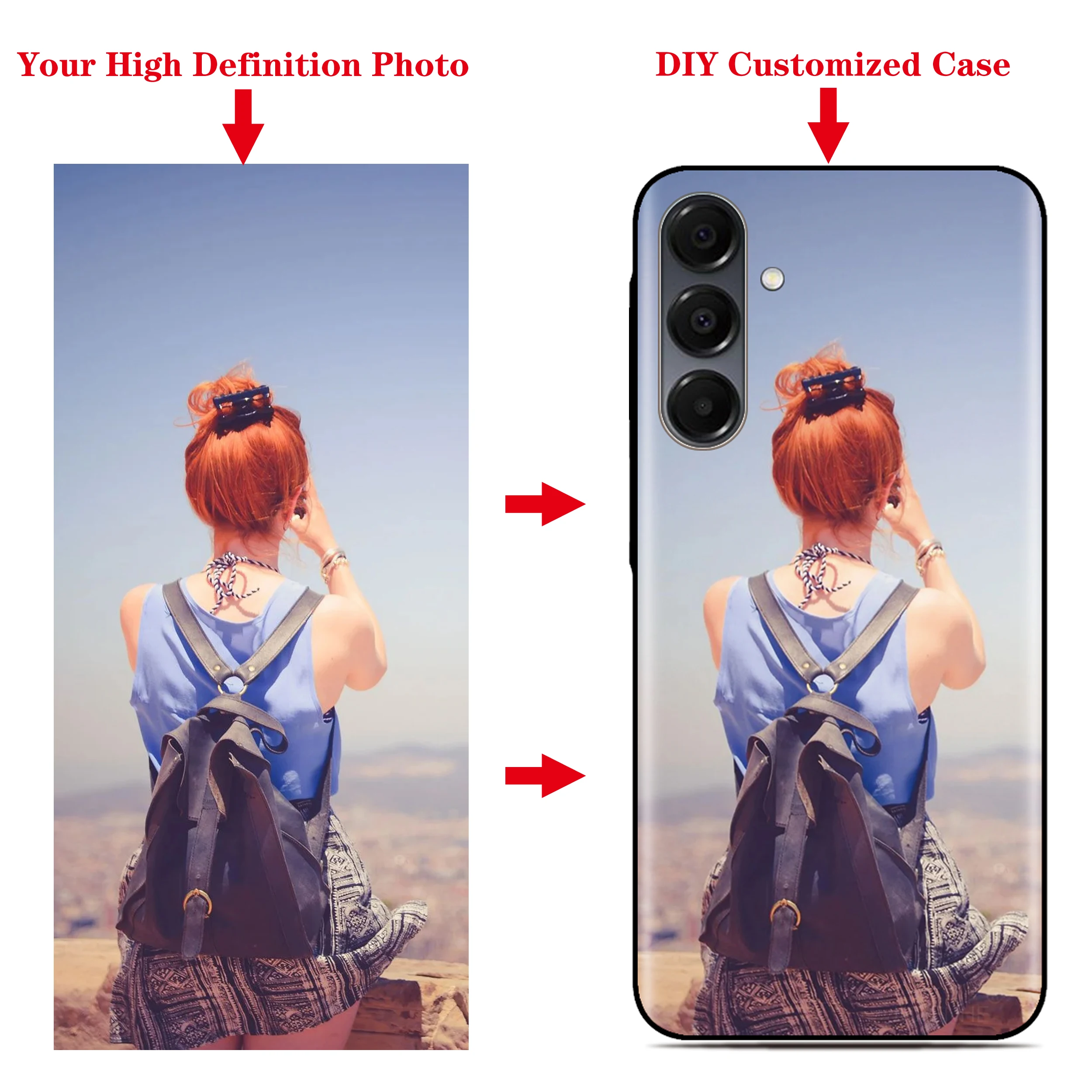 

Customized Photo Phone Case For Samsung Galaxy A36 M55 C55 F55 5G S20 S22 S23 S24 Ultra A05 F05 M05 A54 A53 M14 F14 Back Cover