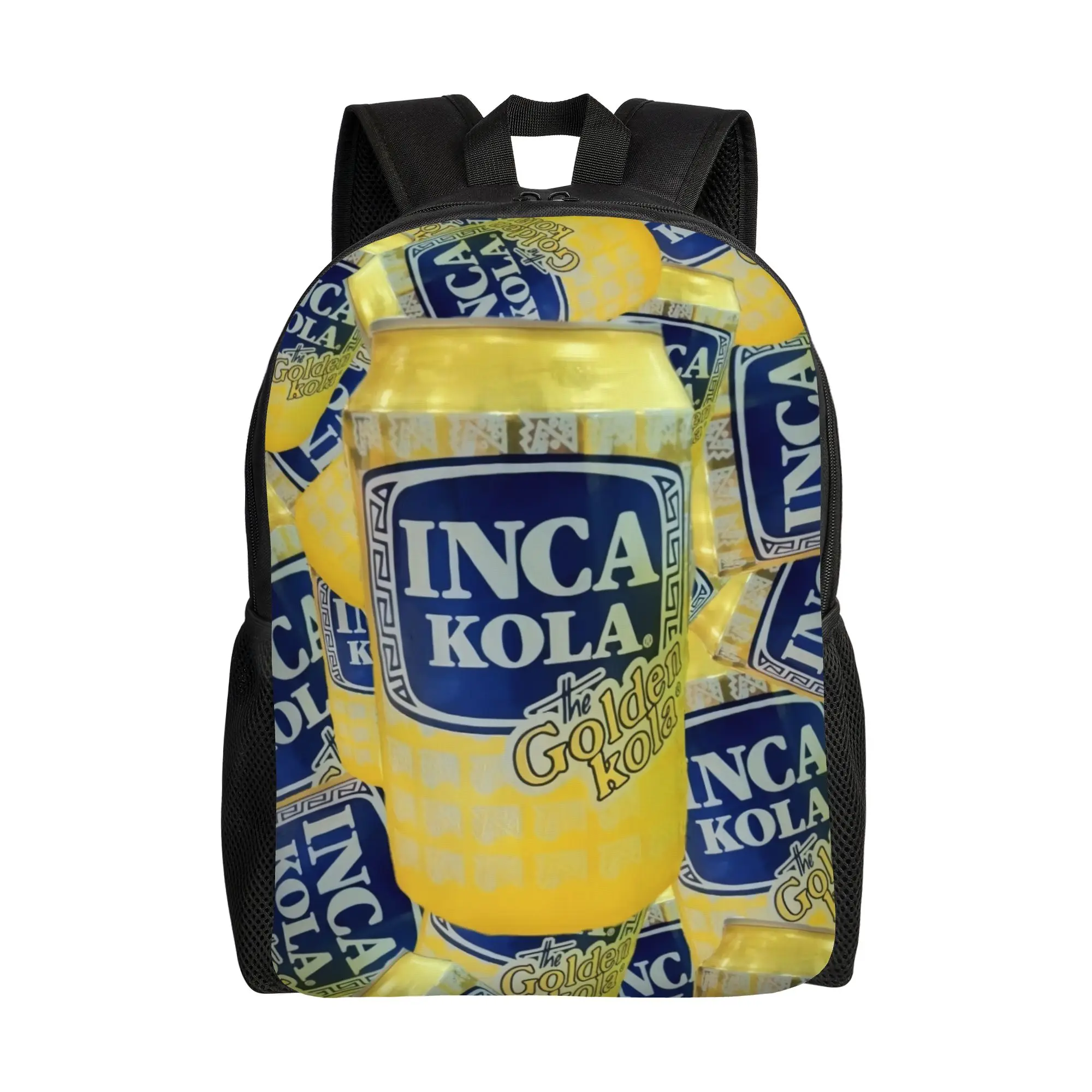 

Рюкзак iInca Kola The Golden Kola Can Pattern для школьников, вместительный, для повседневного использования, к началу учебного года
