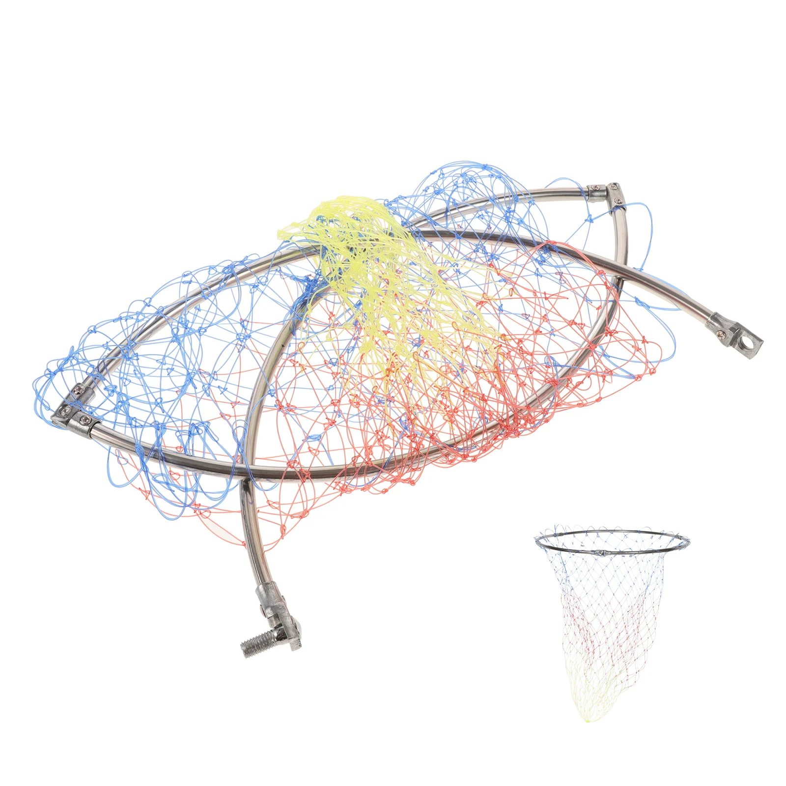 

Fishing Catching Net Durable Replacement Net Anti-Wear Material Fish Friendly Comfortable Touch Portable for Lake