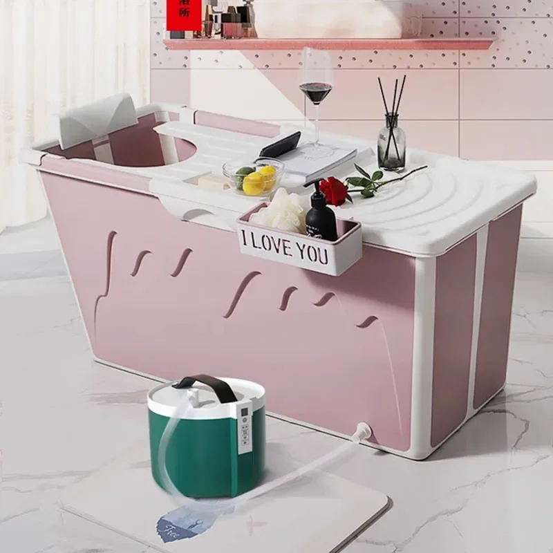 Bedroom Indoor Bathtub Adult Modern Folding Minimalistic Bathtub Foldable Home Kannettava Kylpyamme Furniture Decoration