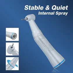 Dental Low Speed Inner Water Spray Contra Angle Blue 1:1 Against Dental Angle Low Speed Piece Dentist Tool for Dentistry