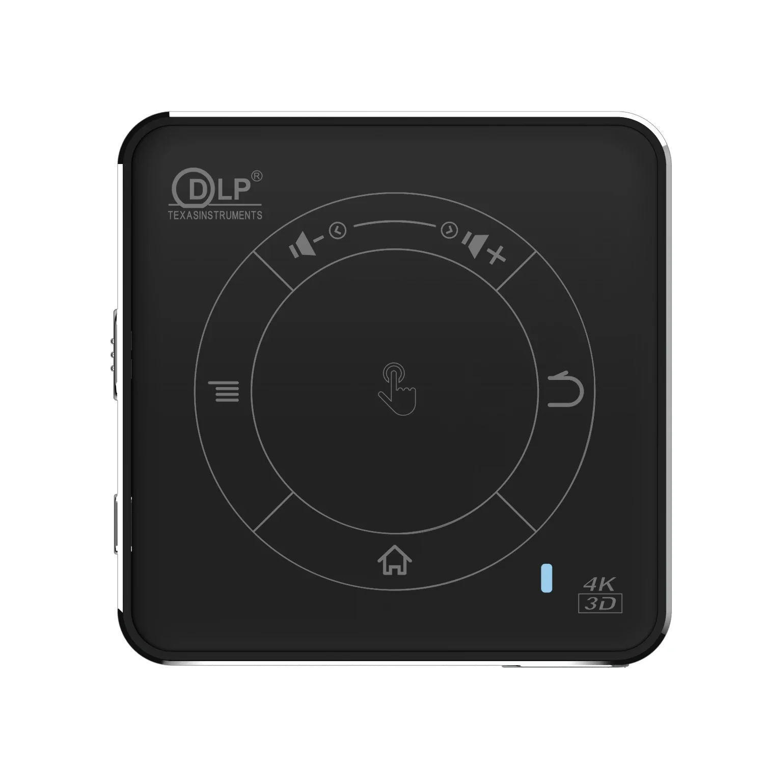 Inteligente inteligente dlp led 3d hd portátil tamanho pequeno casa ao ar livre feixe de vídeo android 9.0 pico sensor toque projetor