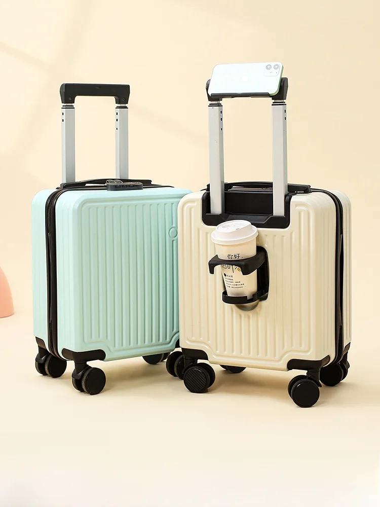 ミニキャリーオンスーツケース-20x30x40cm-軽量ポータブル荷物-プルロッド付き-男女兼用-旅行用-春秋用