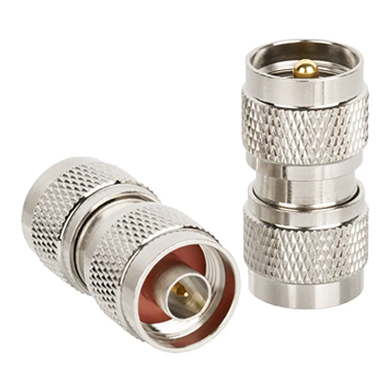 UHF Male Jack to N Male Adapter RF Coax Adapter Coaxial Connector Straight High Frequency Coaxial Adapter Hardware Accessories