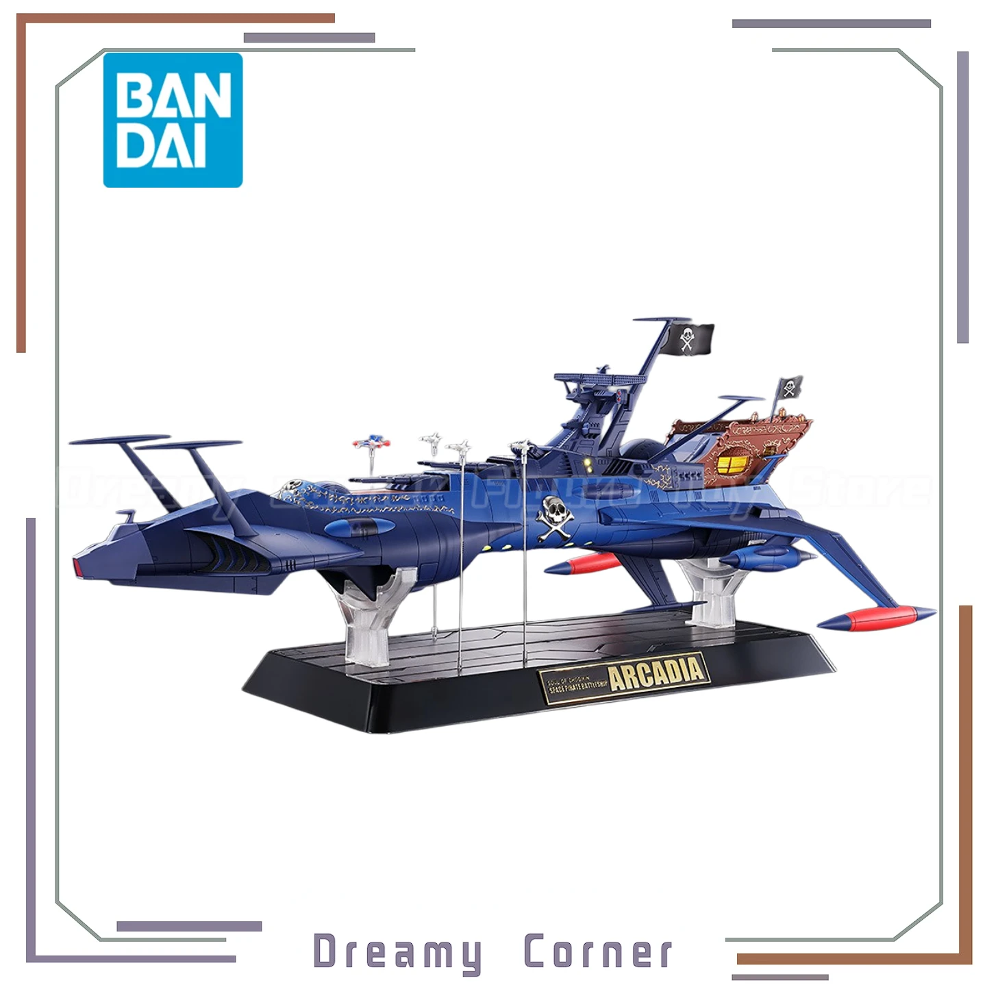 

В наличии: BANDAI SPIRITS SOC GX-93 Космический пиратский капитан Харлок Аркадия, игрушка-меха