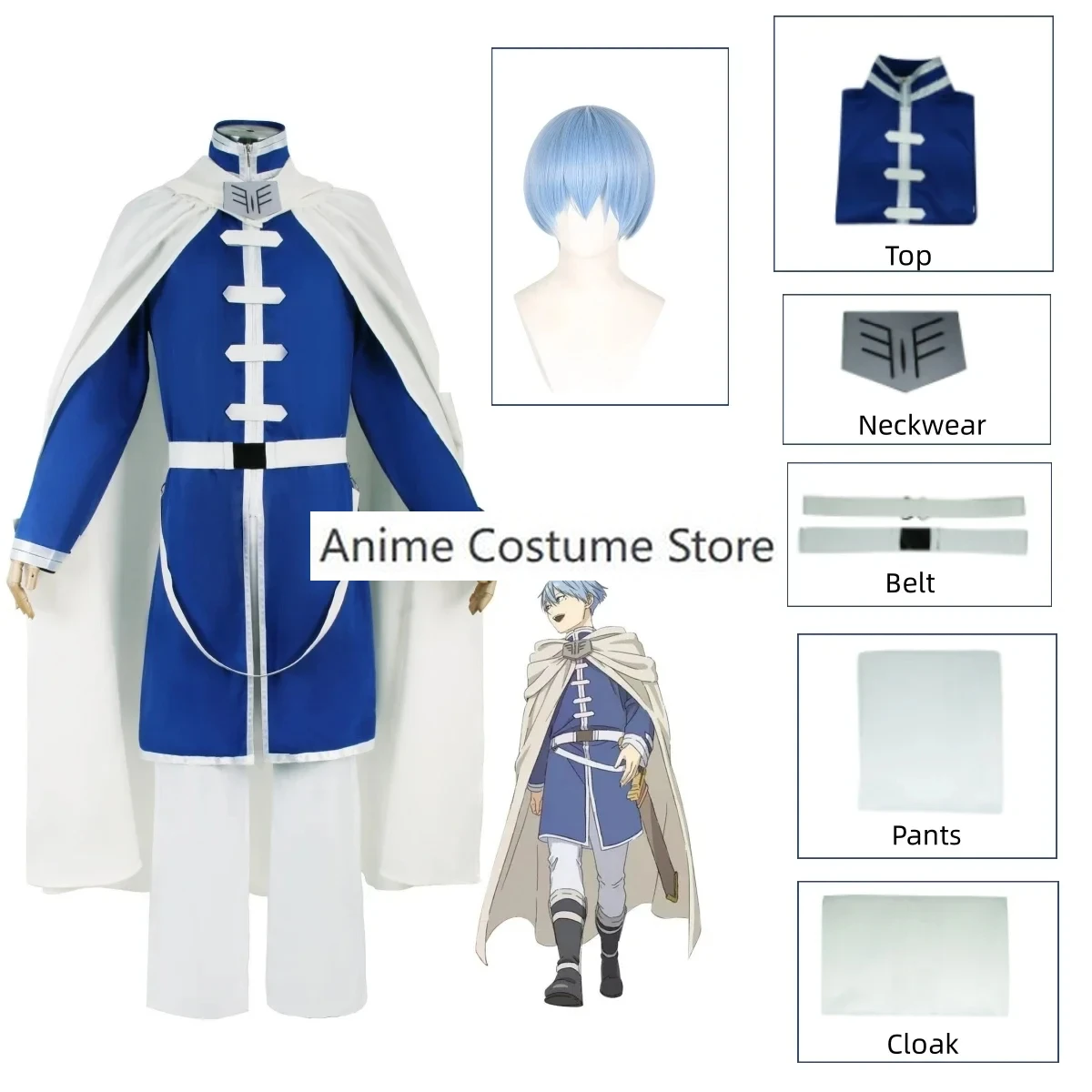 Anime Frieren At The Funeral Himmel Frieren Fern Cosplay Costume Fancy Party Suit Halloween Carnival Uniforms Anime Wigs Cosplay