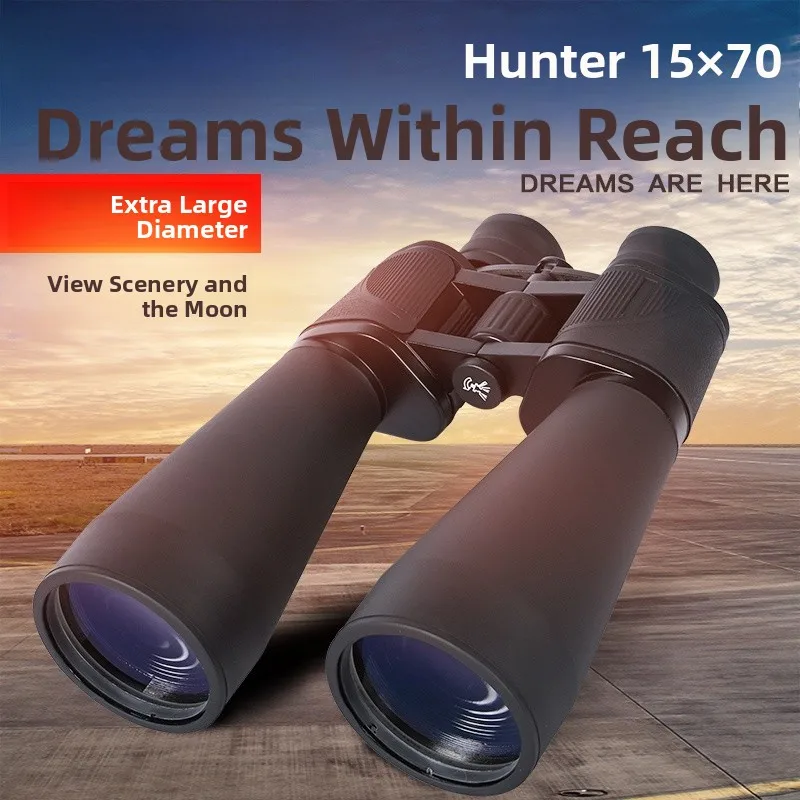 Telescopio Binocular Belona 15x70 de Alta Magnificación y Claridad, Visión Nocturna, Portátil para Exteriores, Profesional para Observación del Espacio Profundo