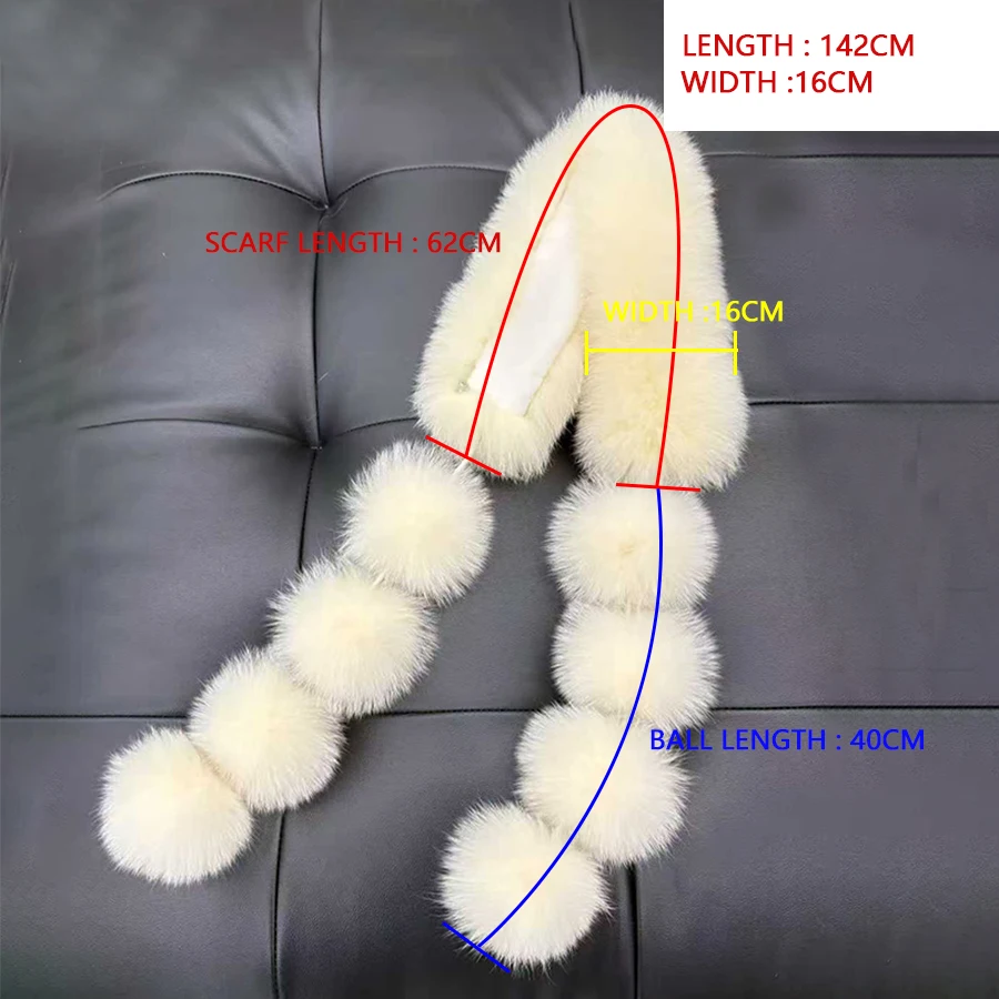 Écharpe de cheveux d'hiver pour femmes, enveloppes chaudes à la mode, écharpe en vraie fourrure pour le cou