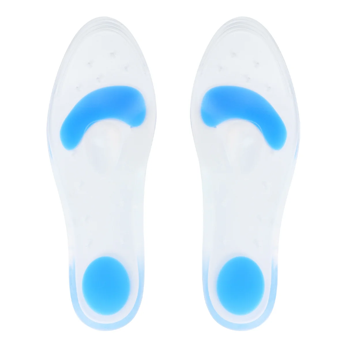 

1Pair Shock Absorbing Silicone Insoles Sports Arch Pads for Men Women Muscle Fatigue Relief Foot Care Massager Size M