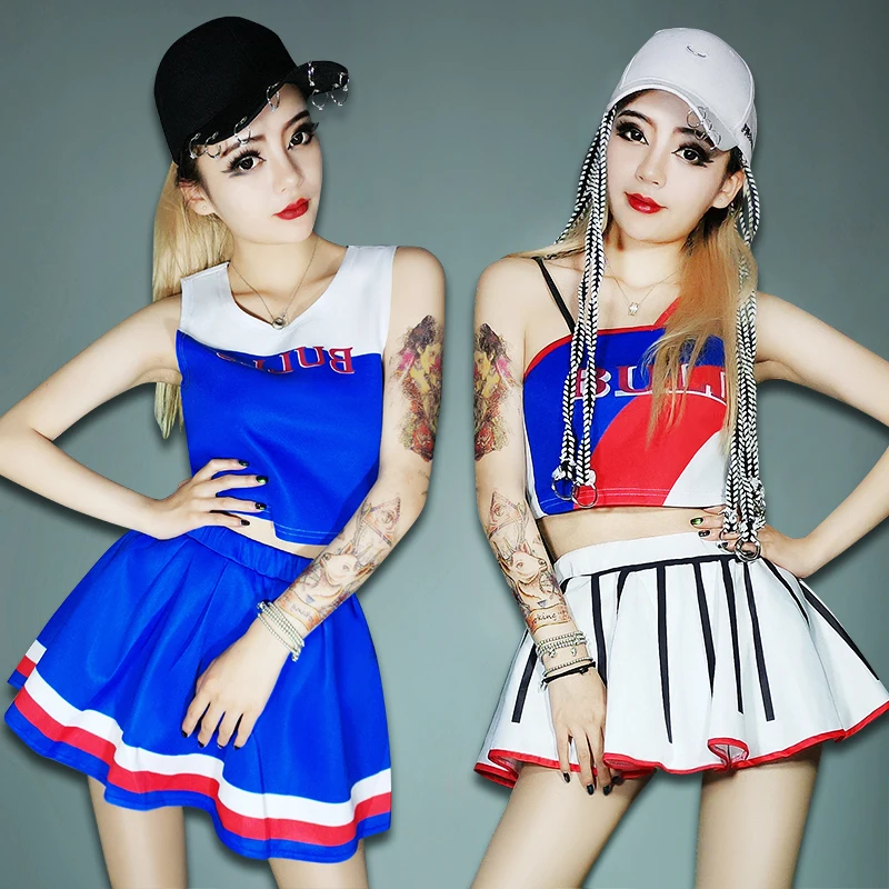 Vestito da performance sexy da cheerle Set da donna Costume da ballo Fooall Babes Cetition orm Abbigliamento da palcoscenico per riunioni annuali