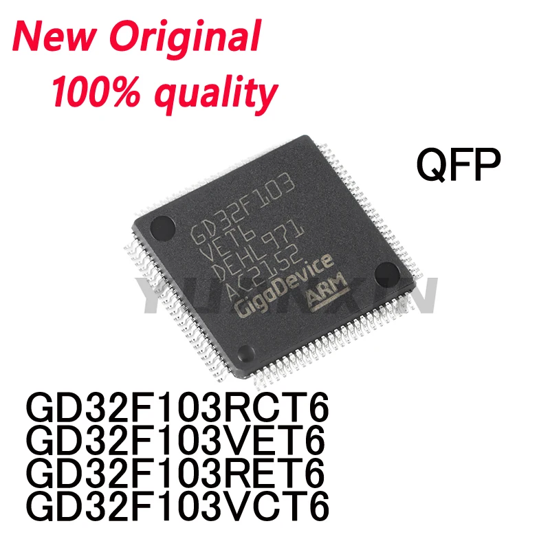 1/PCS Neue Original GD32F103VET6 GD32F103VCT6 GD32F103RET6 GD32F103RCT6 QFP mikrocontroller Auf Lager