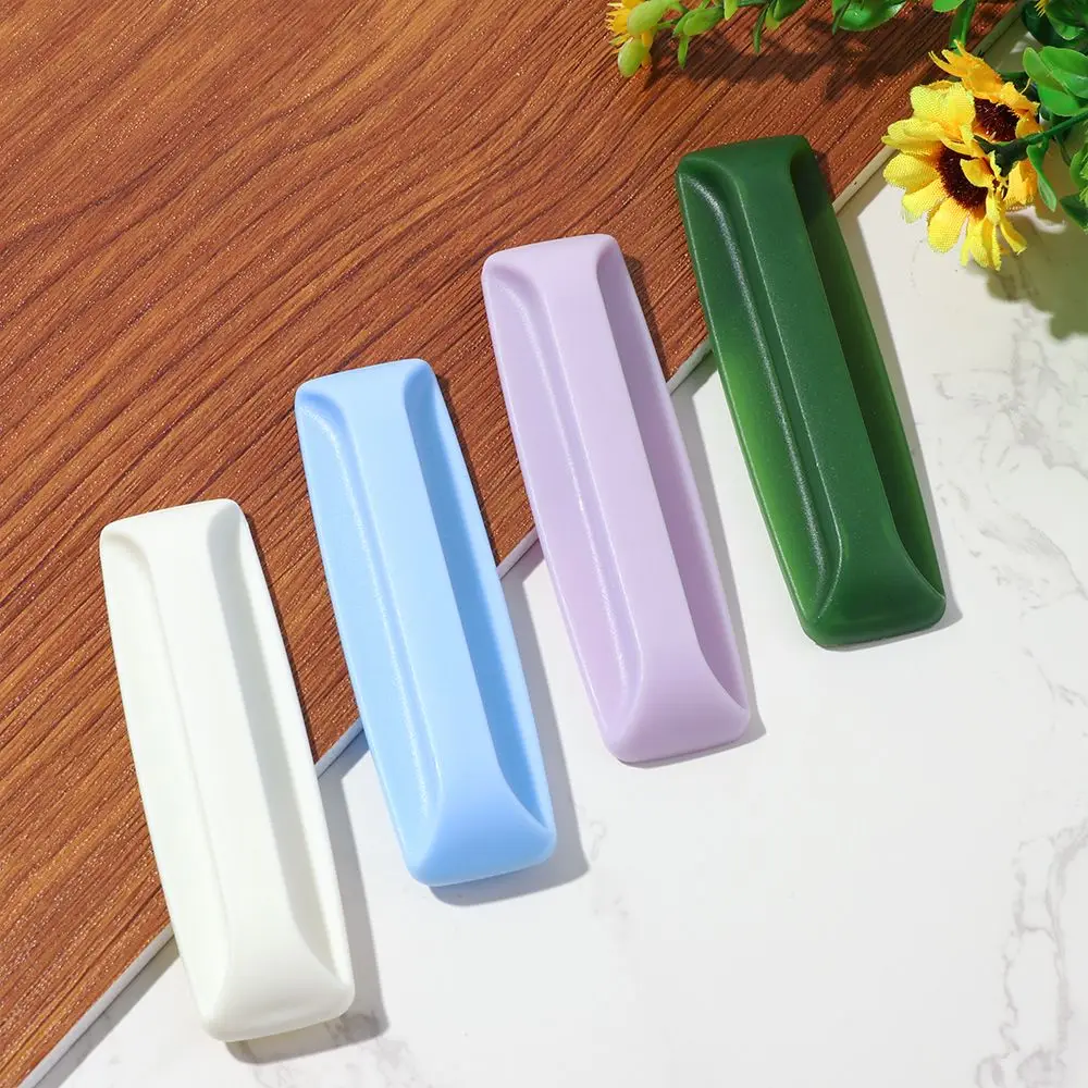 1/2Pcs Colorful Self-adhesive Multi-purpose PVC Handles Drawer Wardrobe Kitchen Cupboard Window Door Pulls Auxiliary Handles