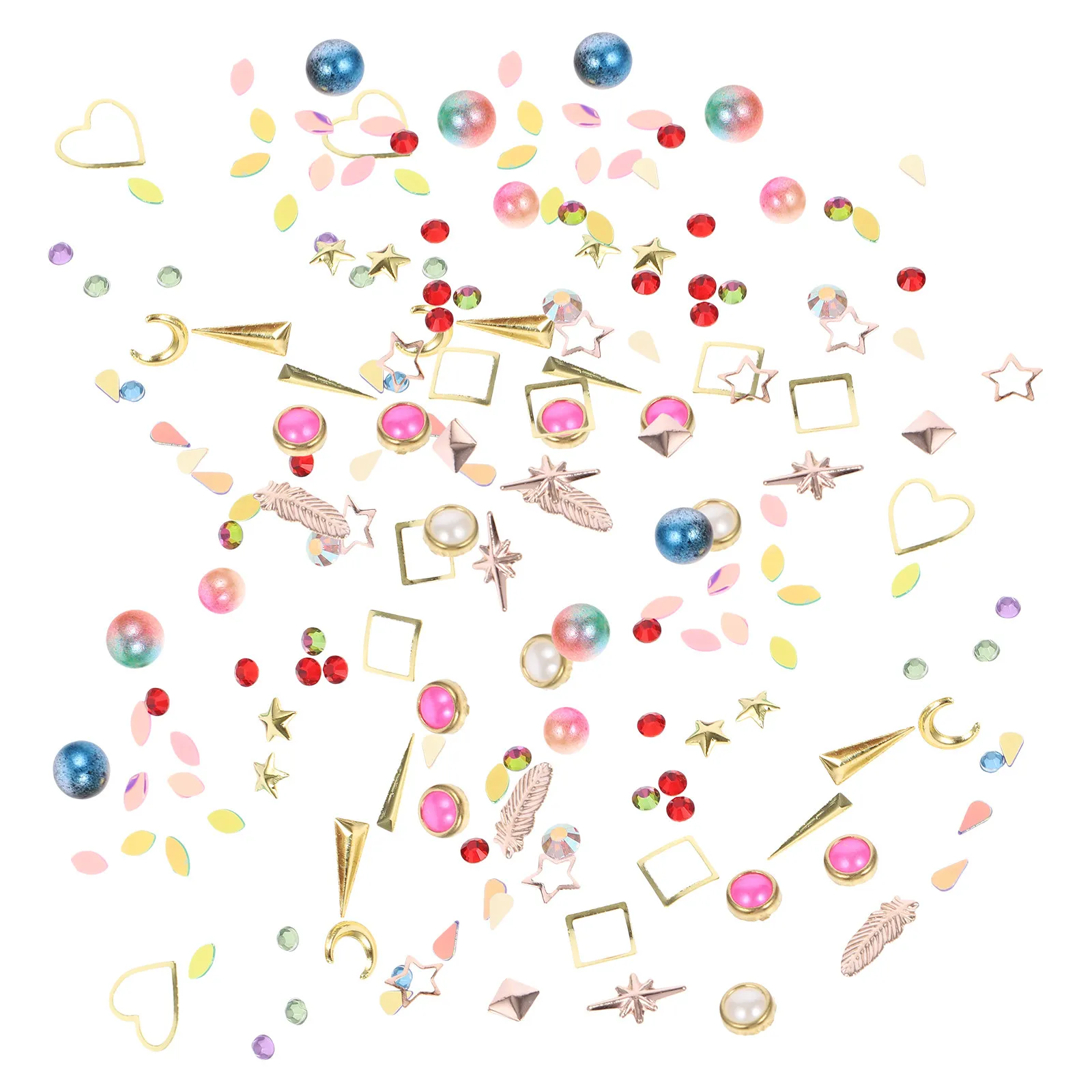 Pearl Rhinestones Nail Art Charms Elevate Sparkle DIY Nails Phone Case Scrapbook Decorations Nail Gems