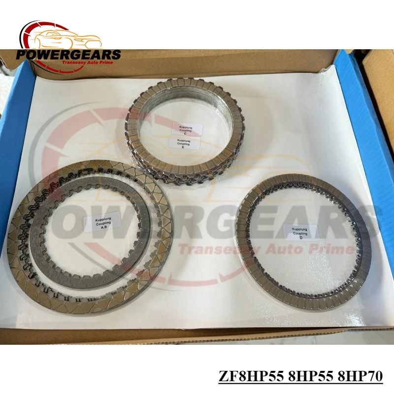 

New ZF8HP55 8HP55 8HP70 0BK Transmission Clutch Plates Friction Kit Suit For AUDI A6 A8 Q5