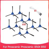 AEE4-Side Brushes For Proscenic 850T, 850 Robot Vacuum Cleaner, Cleaning Brush Set