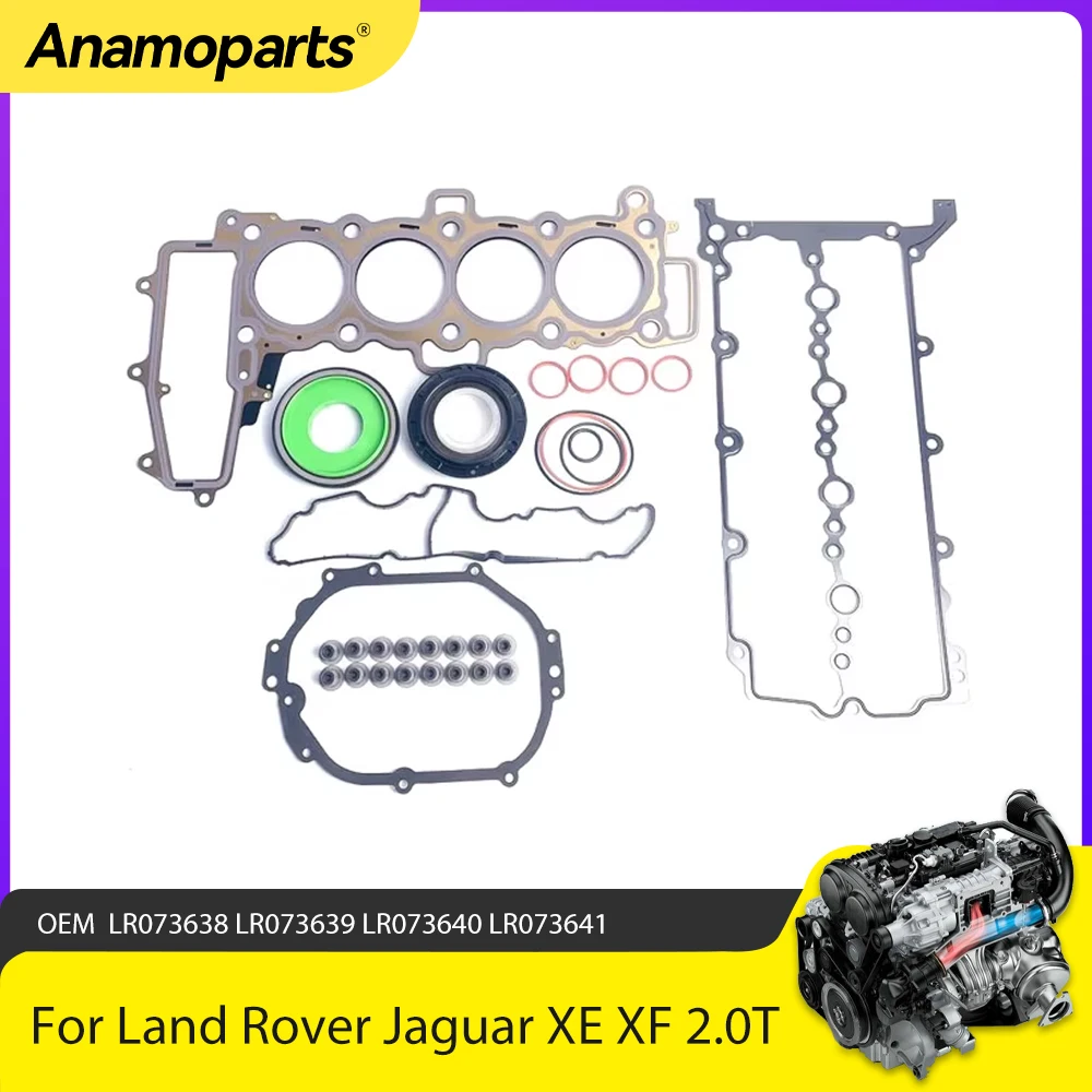 

Engine Parts Head Full Gasket Set Rebuild Kit Fit 2.0 T For Land Rover Discovery V Jaguar XE XF 204DT AJ200 204DTD 2.0T Diesel