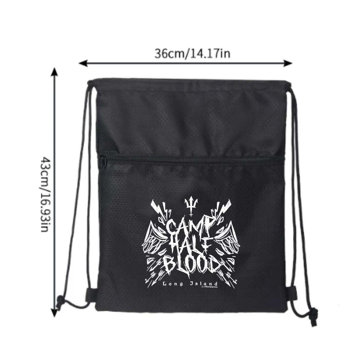 Camp Half-Blood Percy Jackson Rucksack mit Kordelzug, Bulk-String-Rucksack, Kordelzugbeutel