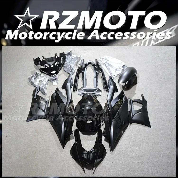 

4Gifts Injection Mold New ABS Fairings Kit Fit for YAMAHA YZF- R3 R25 2019 2020 2021 2022 19 20 21 22 Bodywork Set Black