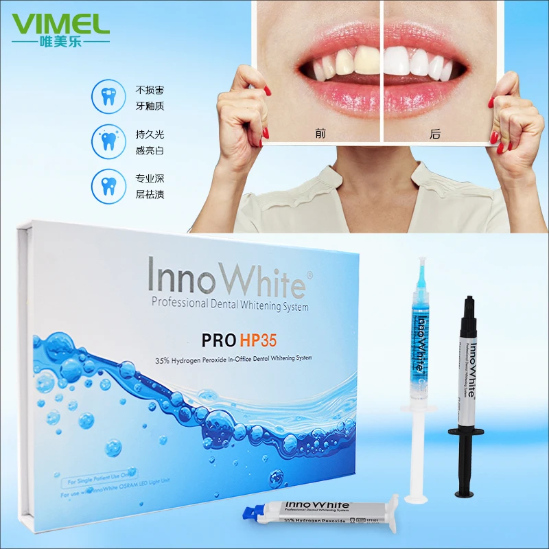 Inno White Professional Teeth Bleaching Kit Dental Whitening Gel Peroxide Teeth WHitening GEl 35% Dental Equipment