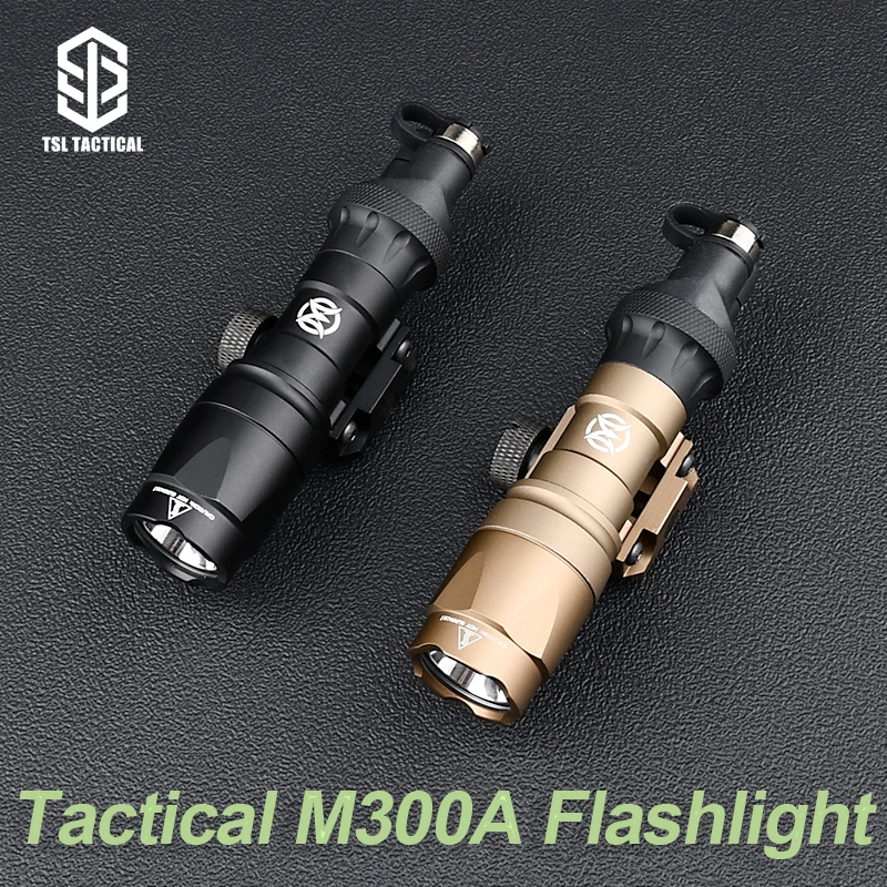 

Tactical IR Version M300 M300A Mini Flashlight Night Outdoor Vision Weapon Scout Hunting Light 20mm Rail Dual Function Switch