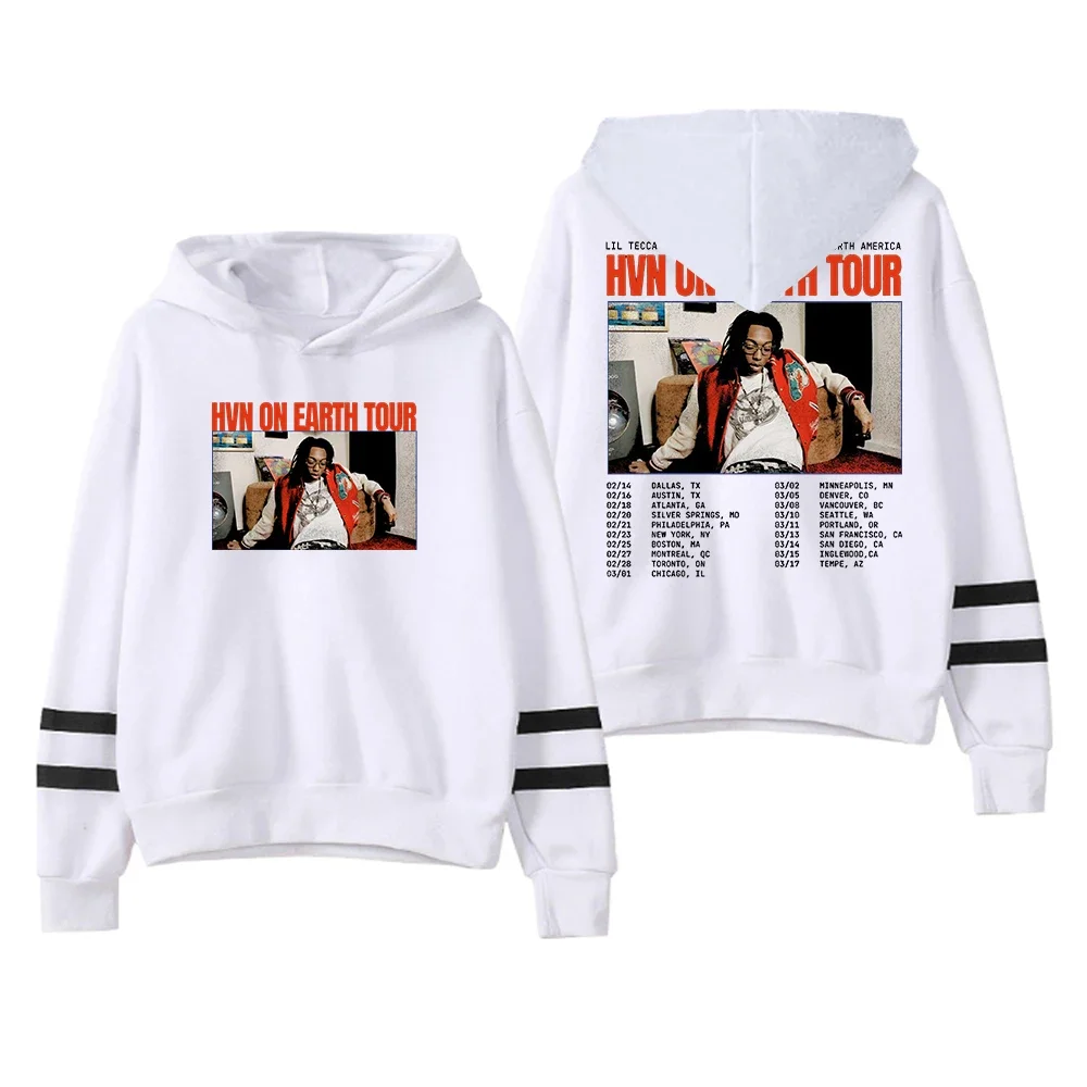 

Lil Tecca Hvn on Earth Tour 2024 Funny Hoodie Hip Hop Graphic Sweatshirt Unisex Streetwear Harajuku Tracksuit Hip Hop Clothes