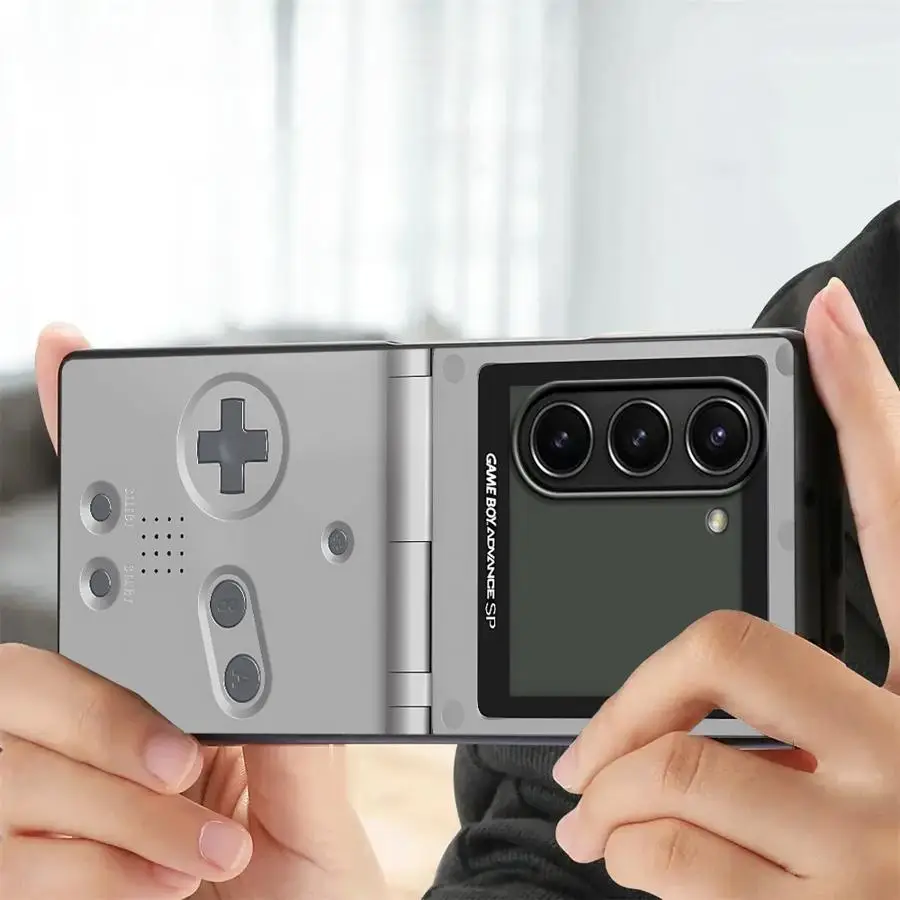 Classic Game Gaming Case for Samsung Galaxy Z Fold 7 6 5 4 3 ZFold5 ZFold6 ZFold3 ZFold7 ZFold4 Back Phone Cover