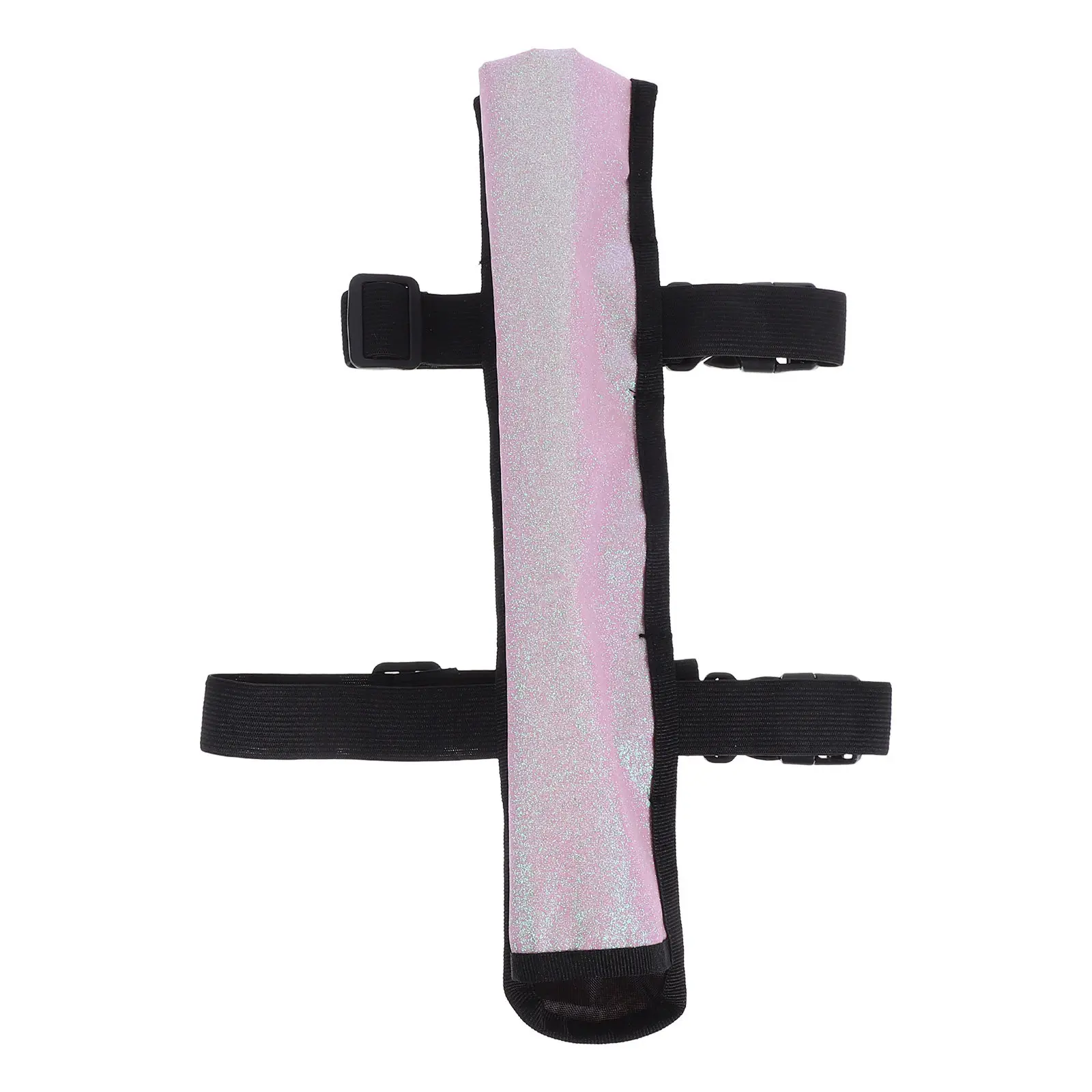 Adjustable Thigh Strap Folding Fan Holder Portable Canvas Leg Pouch Fan Bag Festival Rave Kung Fu Tai Performance view 3