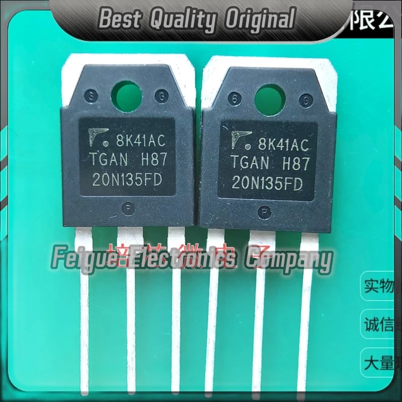 5PCS-20PCS  TGAN20N135FD 20N135FD  IGBT TO-3P 20A 1350V Best Quality Imported Original