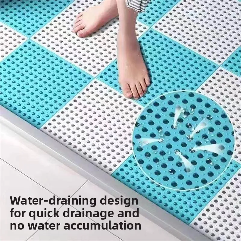 

Batoom Anti-Slip Mat Hollow out Design Toilet id Floor Pad Non-Slip ower Mat Batoom Mat Batoom Decorations Accories