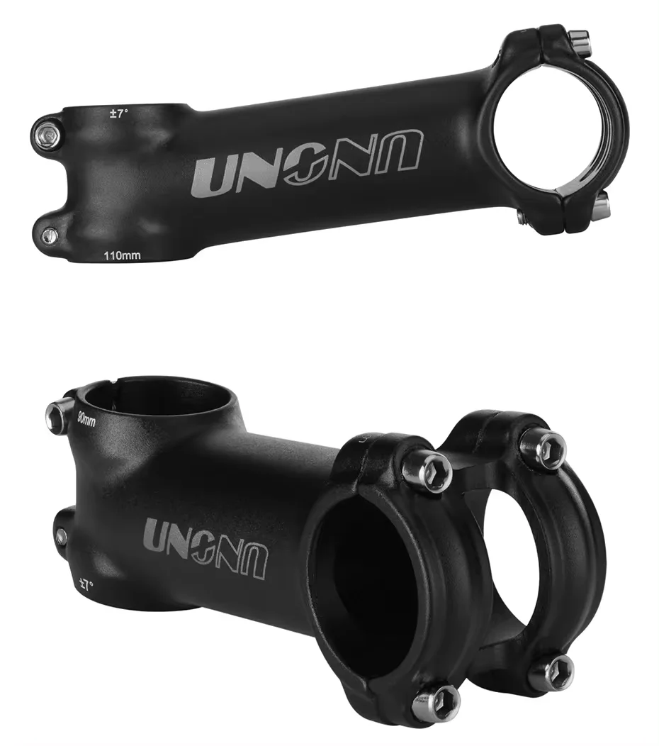 UNO Ultralight Bike Stem 7 17 Degree MTB Road Bicycle Stem 31.8mm 60/70/80/90/100/110/120/130mm Mountain MTB Bicycle Power Parts