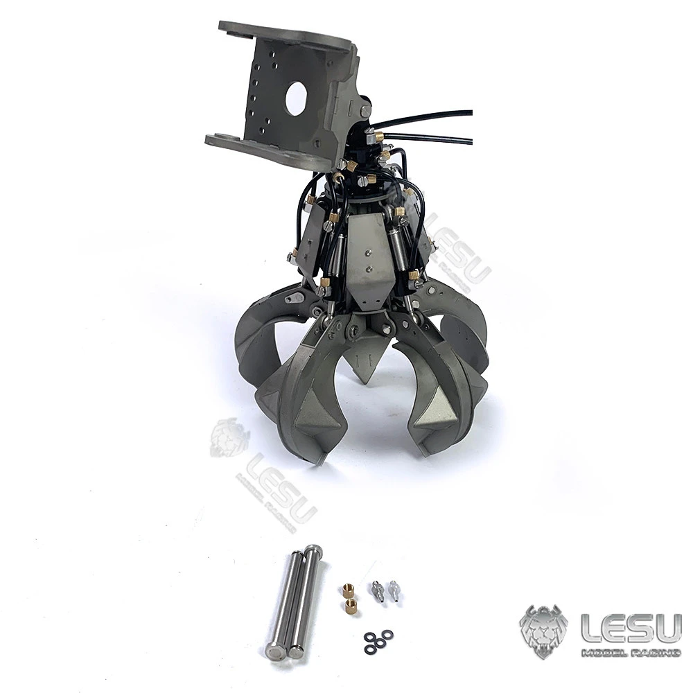 RC 1/14 LESU Metall-Greifmaschine Konstruktionsmodell, verbessert für Tamiya Hydraulikbagger, Lader, Muldenkipper, DIY-Teile – Detail 1