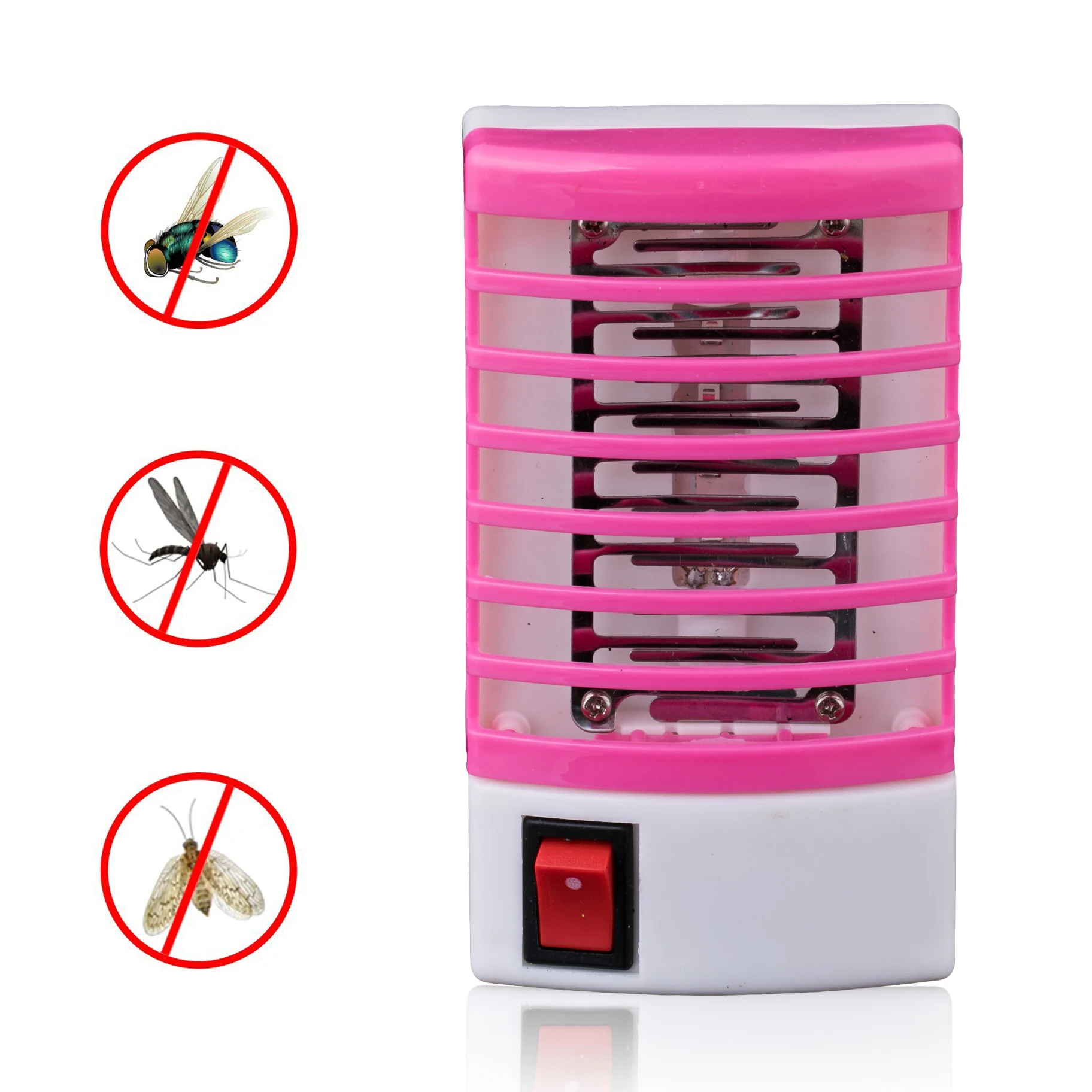 Mini lámpara antimosquitos recargable con Sensor Led, trampa electrónica sin olor, luz nocturna, repelente de insectos, 220v/110v