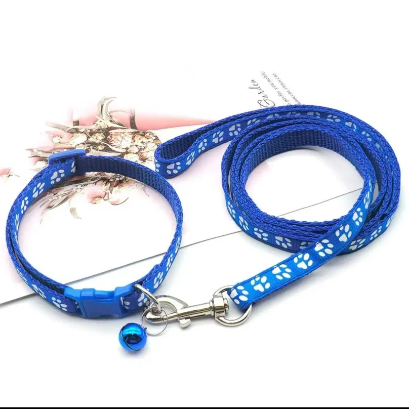 Fashion Pet Cats Collar Colorful Pattern Cute Bell Adjustable Collars For Cats Kitten DIY Ring Necklace Pet Accessories