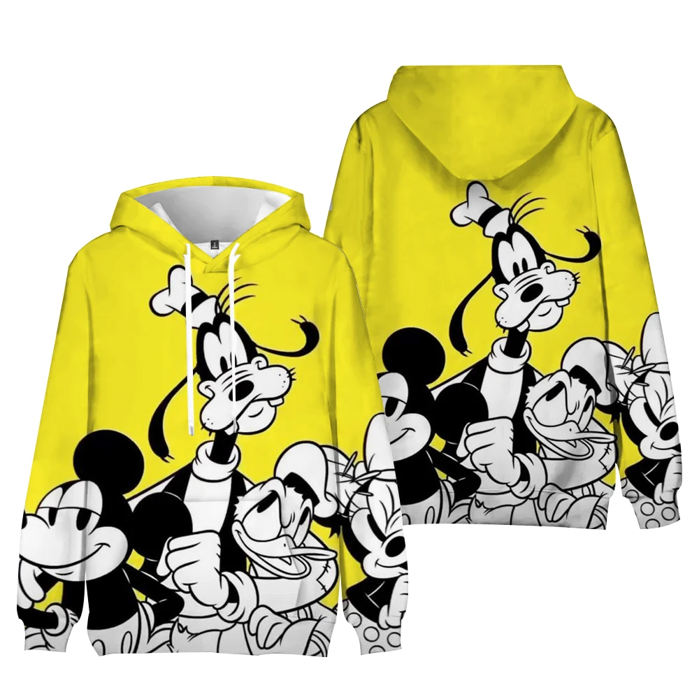 Disney Hoodie Fashion goofy Pocket Sweatshirt Pullover Cute hoodies girls Women's Sweatshirt Cartoon Top y2k