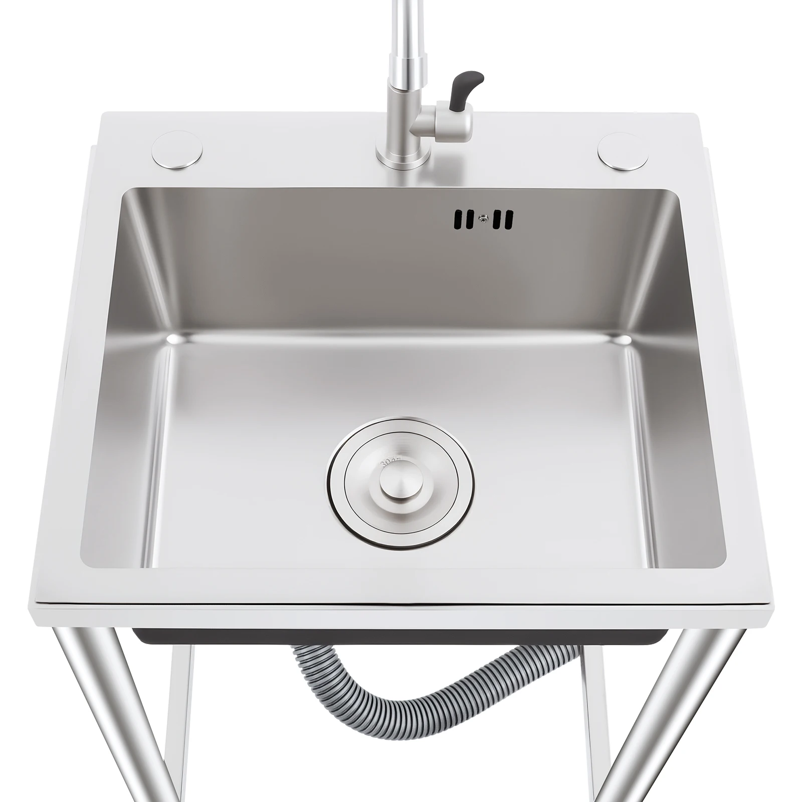 Kitchen Sink, Stainless Steel - огляд і ціна Commercial Kitchen Taps