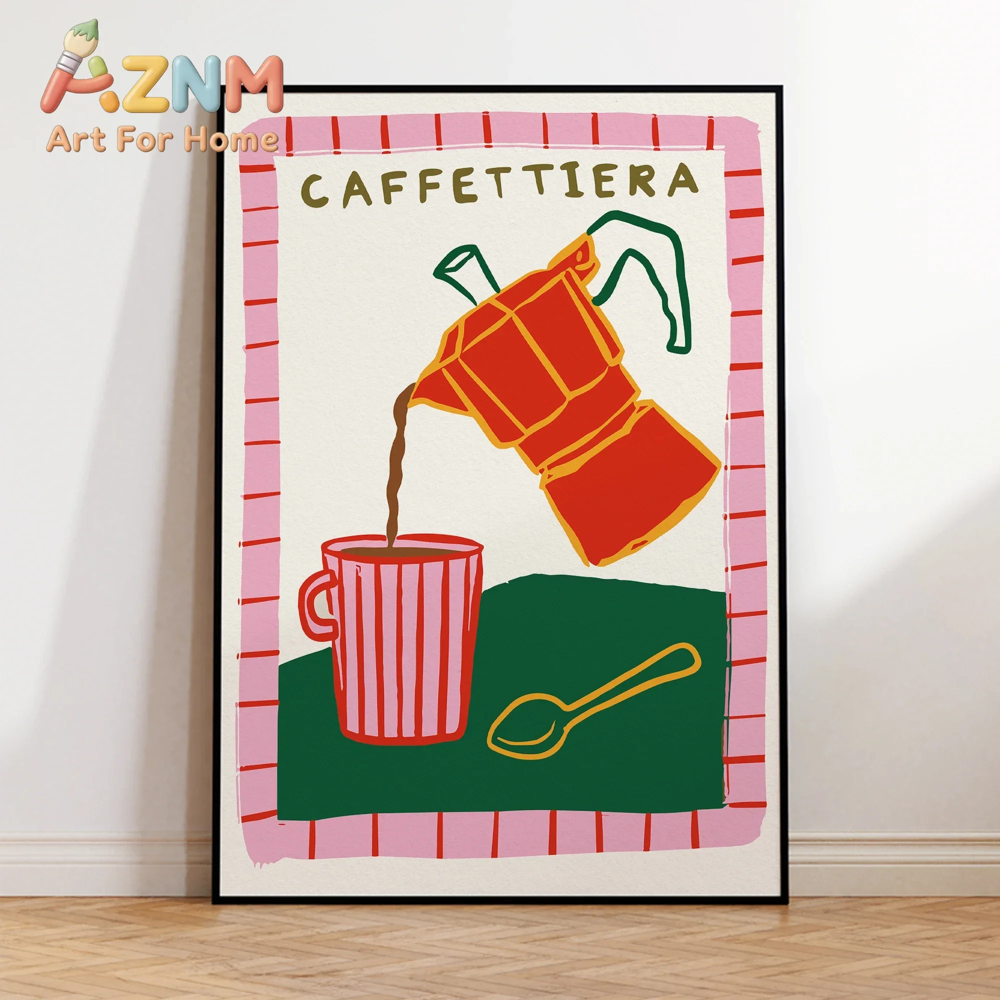 Retro Coffee Lover Espresso Wall Art Prints Canvas Painting Poster Picture For Living Room Bedroom Dining Room Home Decor Gift