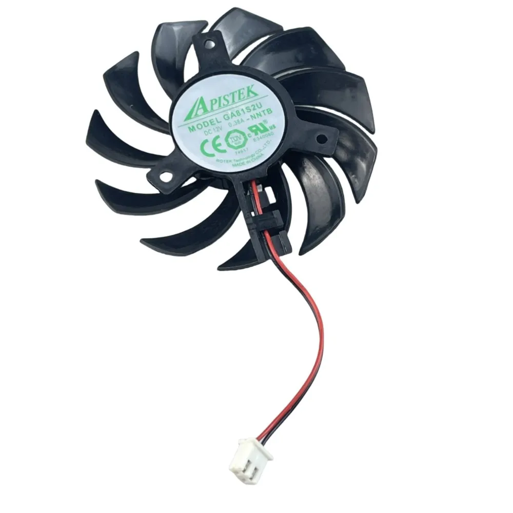 

Graphics Card Fan for GT430 GT440 GT630 GA81S2U-NNTB 75mm DC12V 0.38A Cooling