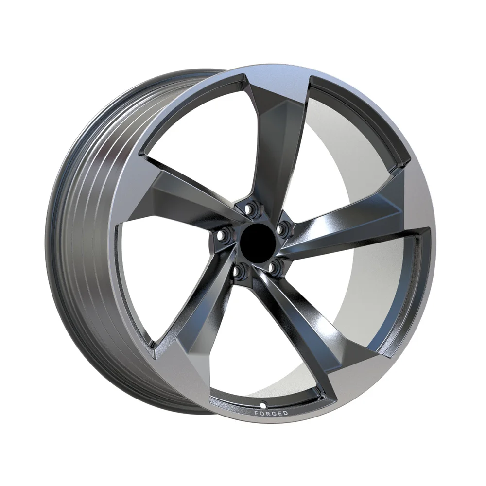 

Custom 6061-T6 19 20 21 22 Inch Grey Machined-Faced Brushed Forged Wheels Rims 22x10.5 5x112 for RSQ8 S3 S4 S5 S6 S7 S8 SQ2