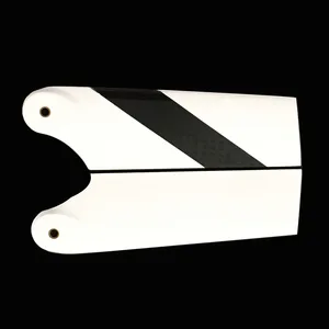 2 Pasang DIY RC Align Trex 550 600 Aksesori Helikopter Bilah Rotor Ekor Serat Cabon 92mm Bilah Rotor Ekor Serat Cabon 6 suku cadang trex 550 penjualan terbaik - №