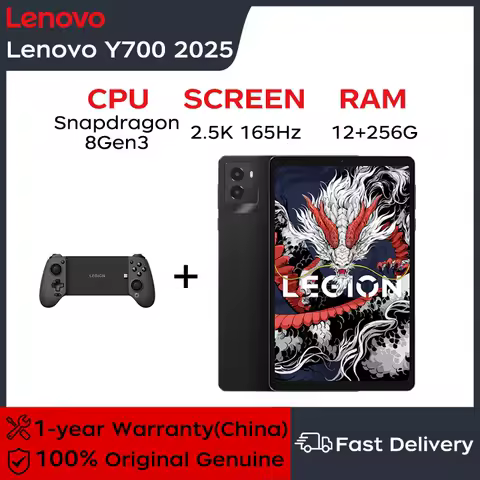 Lenovo Tablet Legion Y700 8.8" 2.5K 165Hz Display Snapdragon 8 Gen3 Dual X-axis linear motors Professional Gaming Tablet PC