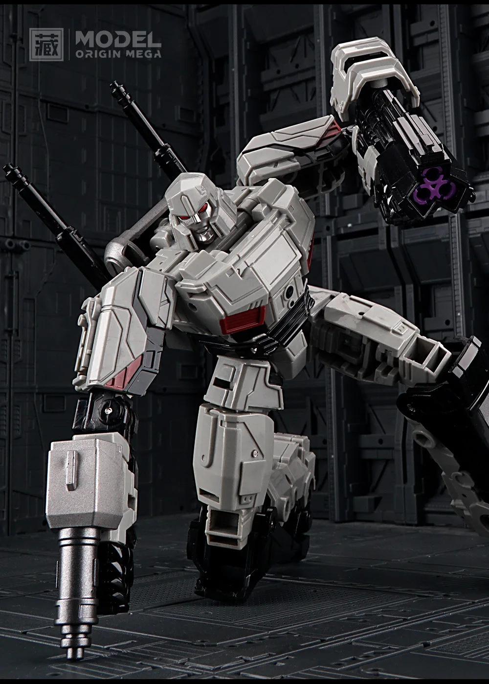JINGKE MODEL Transformacja Zabawka Figurka Filmowa KO SS114 21CM OP Megatron Model Zabawka Figurka Akcji do Składania
