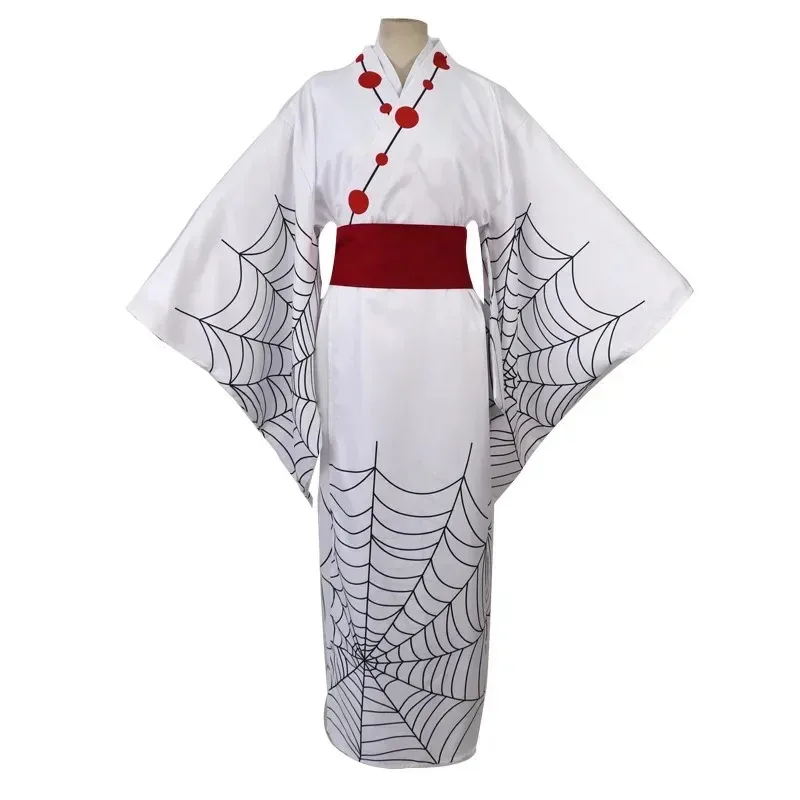 Slaying Blade Twelve Ghost Moon Spider Kimono Jepang Cosplay Set Lengkap Pakaian Wanita dan Pria;6'x,9;y'