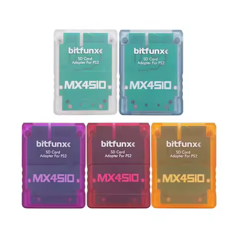Transparent Archive Supported MX4SIO SIO2SD SD TF Card Adapter for All PS2 Consoles + Free Mcboot FMCB Card + 128G/64G/32G Kit