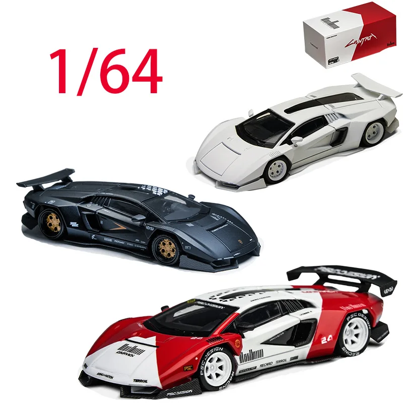 

TM Diecast 1/64 Scale Lamborghini Alloy Car Model Lamborghini New Contasti Play Vehicles Toys for Boys Original Box Display
